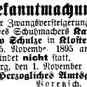 1895-11-02 Kl Zwangsversteigerung Streichung